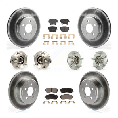 [Avant + Arrière] Kit d'ensemble roulement de roue et moyeu pour Dodge Charger Chrysler 300 Challenger KBB-111598 par Transit Auto