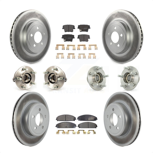 [Avant + Arrière] Kit d'ensemble roulement de roue et moyeu pour Dodge Chrysler 300 Charger Challenger KBB-111599 par Transit Auto