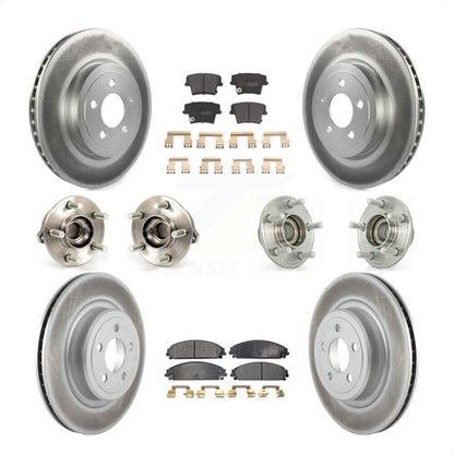 [Avant + Arrière] Kit d'ensemble roulement de roue et moyeu pour Dodge Charger avec Police Package KBB-111600 par Transit Auto