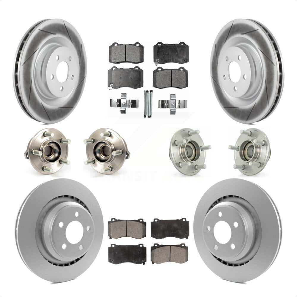 [Avant + Arrière] Kit d'ensemble roulement de roue et moyeu pour Dodge Charger Chrysler 300 Challenger KBB-111601 par Transit Auto