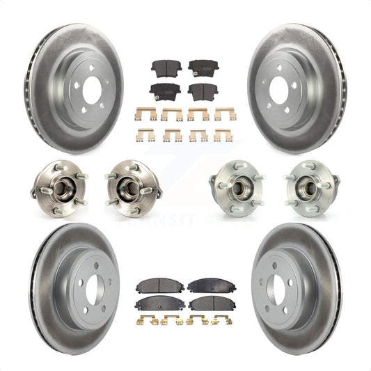 [Avant + Arrière] Kit d'ensemble roulement de roue et moyeu pour Dodge Charger Chrysler 300 KBB-111606 par Transit Auto