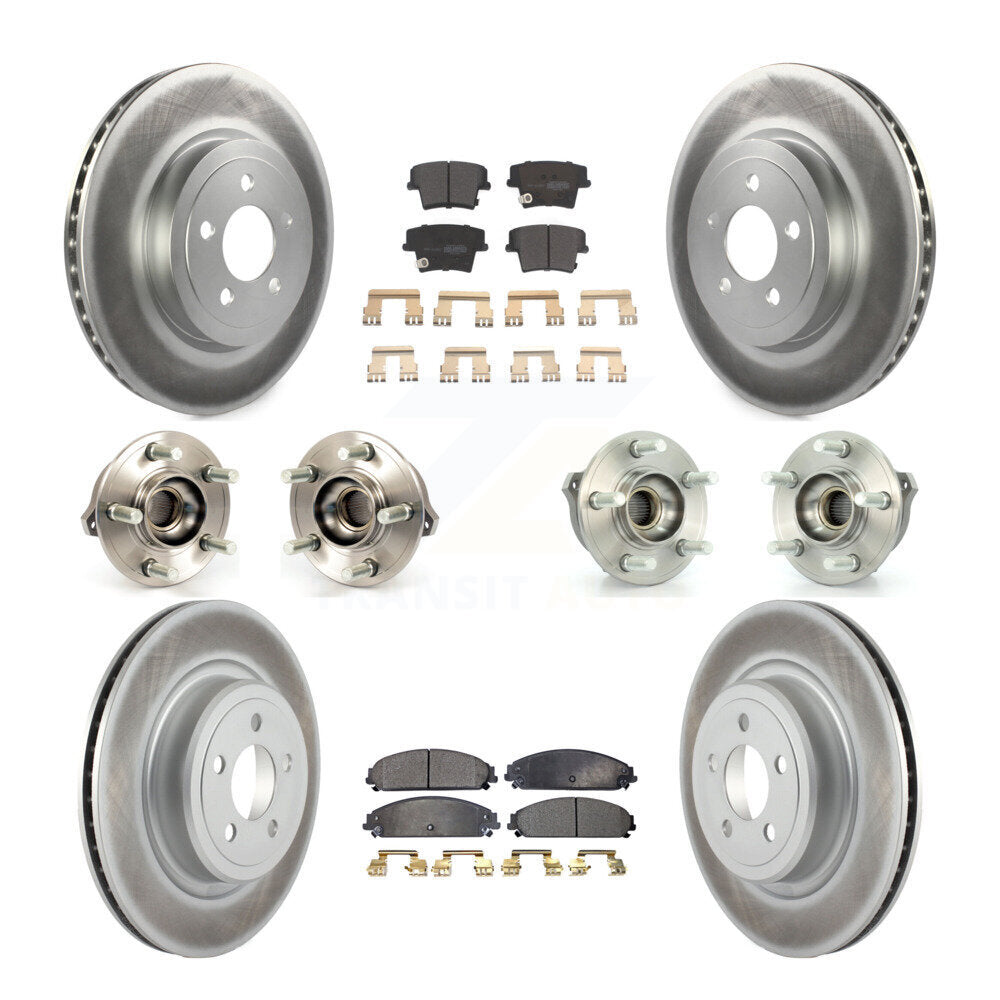 [Avant + Arrière] Kit d'ensemble roulement de roue et moyeu pour Dodge Charger AWD avec 5.7L avec Police Package KBB-111607