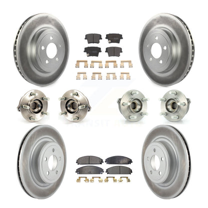 [Avant + Arrière] Kit d'ensemble roulement de roue et moyeu pour Dodge Charger AWD avec 5.7L avec Police Package KBB-111607