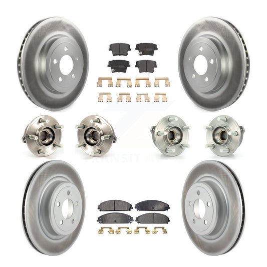 [Avant + Arrière] Kit d'ensemble roulement de roue et moyeu pour Dodge Charger AWD avec 5.7L avec Police Package KBB-111607