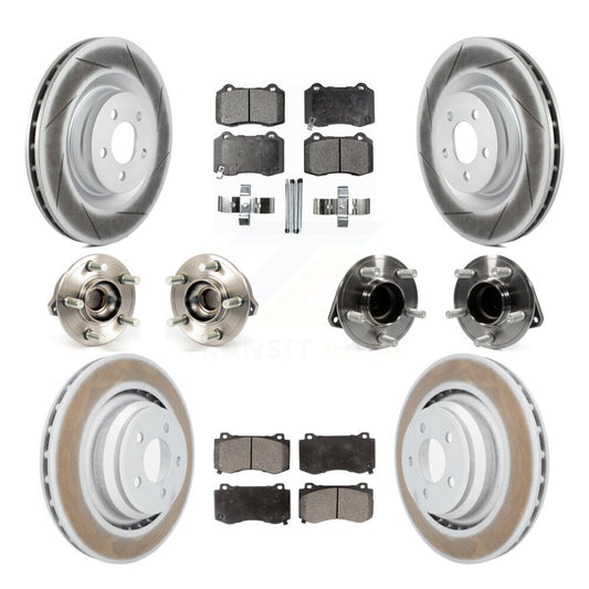 [Avant + Arrière] Kit d'ensemble roulement de roue et moyeu pour 2012 Chrysler 300 SRT8 avec RWD avec Heavy Duty Brakes KBB-111611