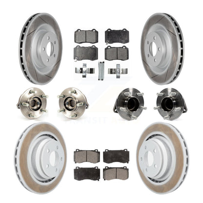 [Avant + Arrière] Kit d'ensemble roulement de roue et moyeu pour 2012 Chrysler 300 SRT8 avec RWD avec Heavy Duty Brakes KBB-111613
