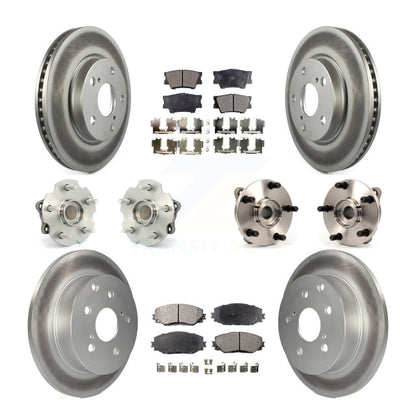 [Avant + Arrière] Kit d'ensemble roulement de roue et moyeu pour Toyota RAV4 Lexus HS250h KBB-111618