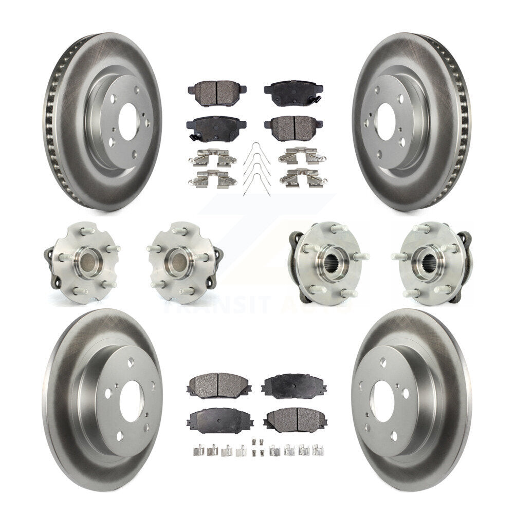 [Avant + Arrière] Kit d'ensemble roulement de roue et moyeu pour 2011-2016 Scion tC Manual transmission KBB-111620