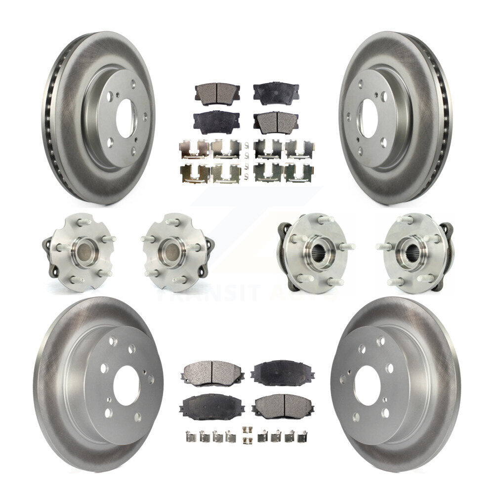 [Avant + Arrière] Kit d'ensemble roulement de roue et moyeu pour 2013-2018 Toyota RAV4 LE avec FWD KBB-111621