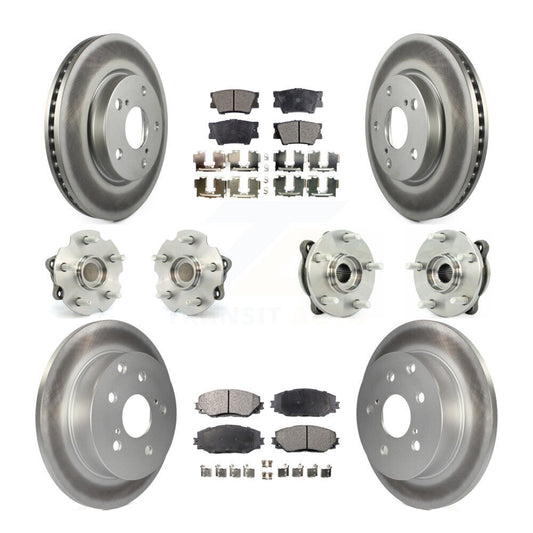 [Avant + Arrière] Kit d'ensemble roulement de roue et moyeu pour 2013-2018 Toyota RAV4 LE avec FWD KBB-111621