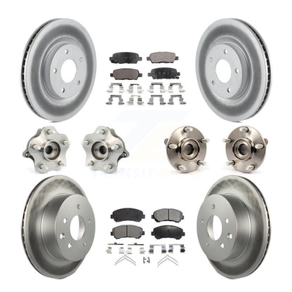 [Avant + Arrière] Kit d'ensemble roulement de roue et moyeu pour 2008-2013 Nissan Rogue AWD KBB-111622