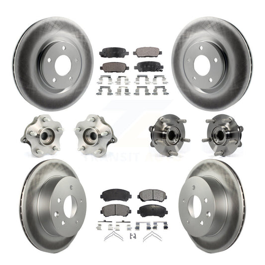 [Avant + Arrière] Kit d'ensemble roulement de roue et moyeu pour 2014 Nissan Juke Nismo RS avec AWD To 04 14 KBB-111623