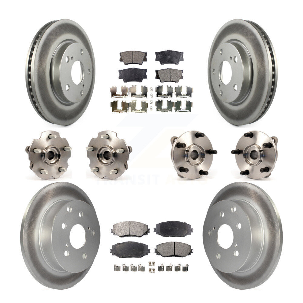 [Avant + Arrière] Kit d'ensemble roulement de roue et moyeu pour Toyota RAV4 sans 3rd Row Seating KBB-111626