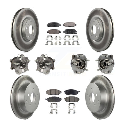 [Avant + Arrière] Kit d'ensemble roulement de roue et moyeu pour INFINITI QX70 M37 Q70 Q70L M56 M35h KBB-111629