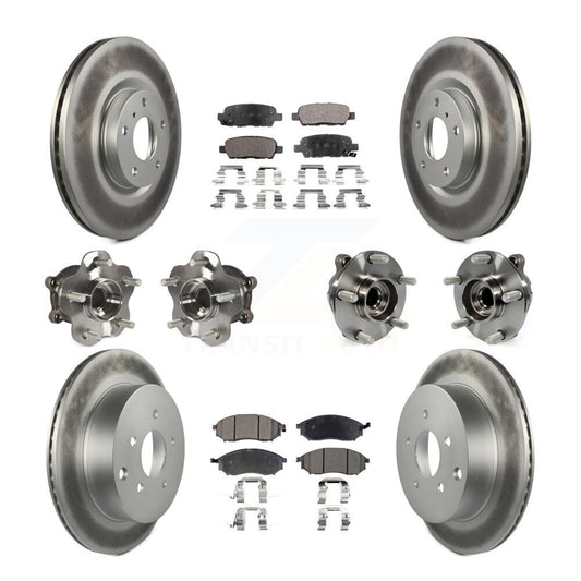 [Avant + Arrière] Kit d'ensemble roulement de roue et moyeu pour INFINITI QX70 M37 Q70 Q70L M56 M35h KBB-111629