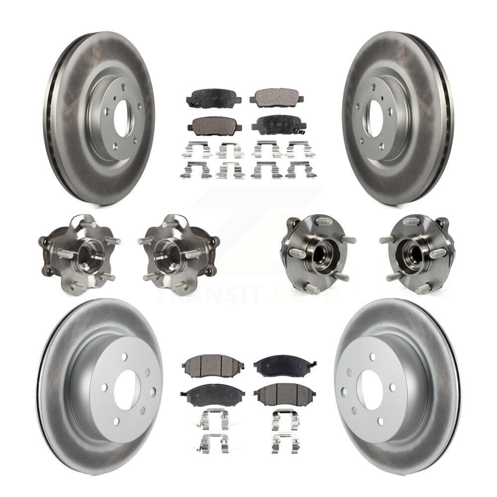 [Avant + Arrière] Kit d'ensemble roulement de roue et moyeu pour INFINITI G37 G35 EX35 G25 Nissan 370Z Q40 M35 QX50 M45 EX37 KBB-111630