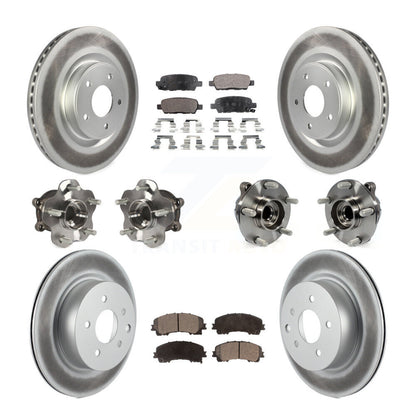 [Avant + Arrière] Kit d'ensemble roulement de roue et moyeu pour 2016-2017 INFINITI QX50 RWD KBB-111633