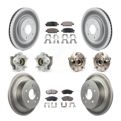 [Avant + Arrière] Kit d'ensemble roulement de roue et moyeu pour 2007-2012 Nissan Sentra SE-R avec 2.5L KBB-111639