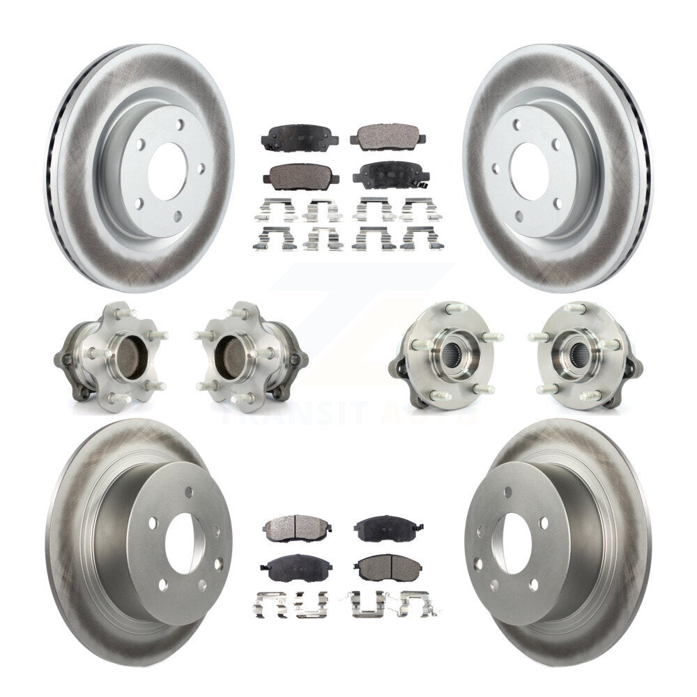 [Avant + Arrière] Kit d'ensemble roulement de roue et moyeu pour Nissan Altima KBB-111641