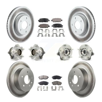 [Avant + Arrière] Kit d'ensemble roulement de roue et moyeu pour Nissan Altima KBB-111641
