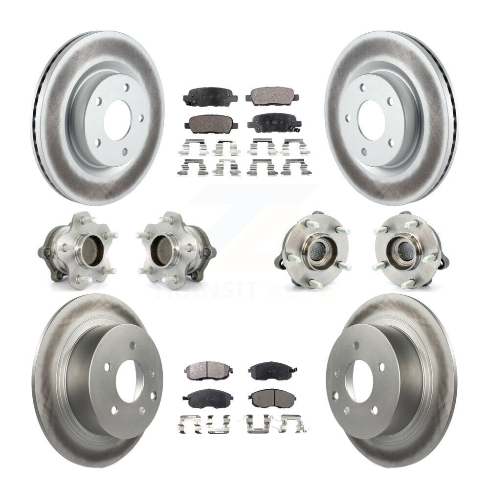 [Avant + Arrière] Kit d'ensemble roulement de roue et moyeu pour Nissan Altima KBB-111643