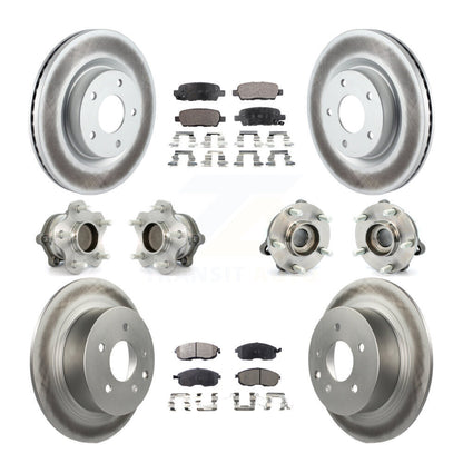 [Avant + Arrière] Kit d'ensemble roulement de roue et moyeu pour Nissan Altima KBB-111643