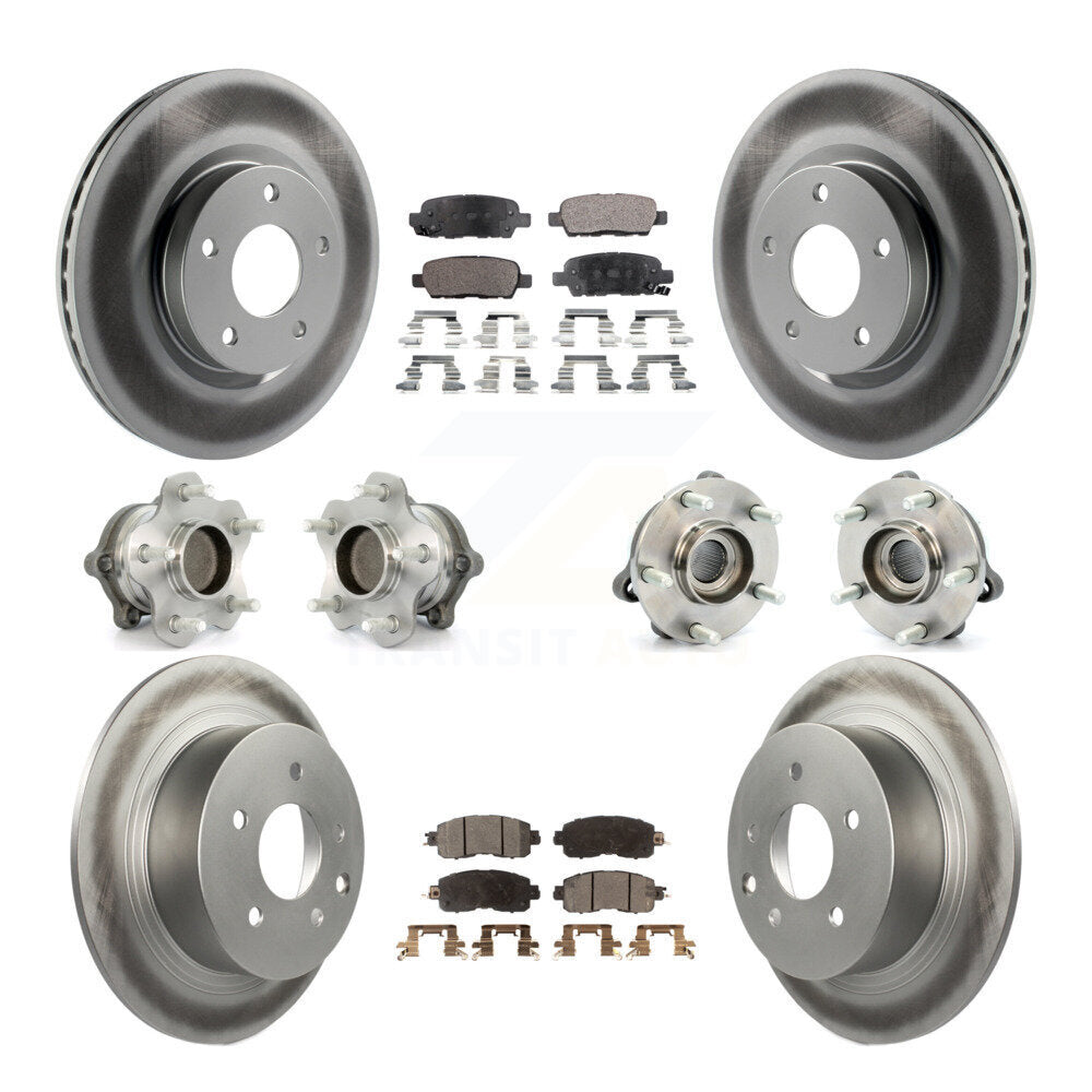 [Avant + Arrière] Kit d'ensemble roulement de roue et moyeu pour Nissan Altima KBB-111647