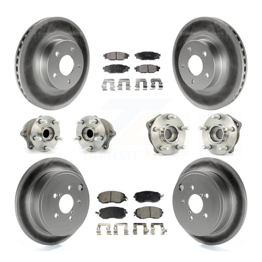 [Avant + Arrière] Kit d'ensemble roulement de roue et moyeu pour 2011 Subaru Impreza Outback Sport 2.5i Premium KBB-111650