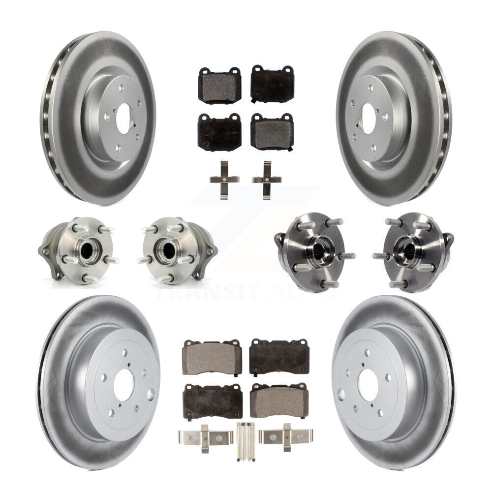 [Avant + Arrière] Kit d'ensemble roulement de roue et moyeu pour Subaru Impreza WRX STI KBB-111654