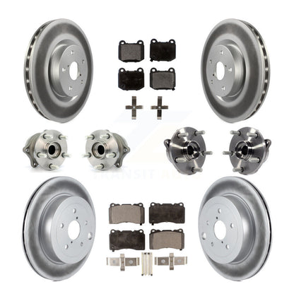 [Avant + Arrière] Kit d'ensemble roulement de roue et moyeu pour Subaru Impreza WRX STI KBB-111654