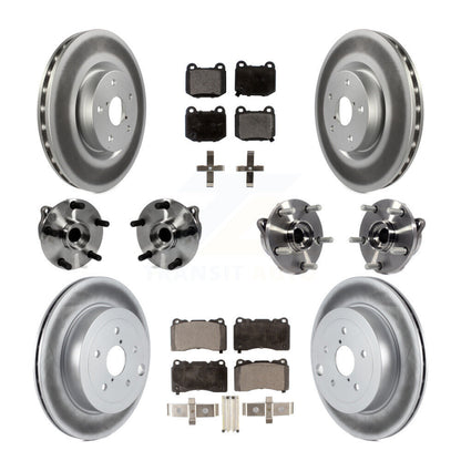 [Avant + Arrière] Kit d'ensemble roulement de roue et moyeu pour Subaru Impreza WRX STI KBB-111656