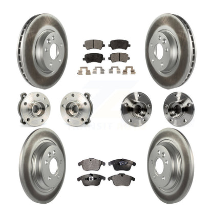 [Avant + Arrière] Kit d'ensemble roulement de roue et moyeu pour 2013-2014 Volvo S60 3.0L avec 300mm Diameter Rotor KBB-111665