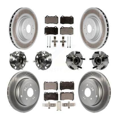 [Avant + Arrière] Kit d'ensemble roulement de roue et moyeu pour Hyundai Genesis Coupe KBB-111666
