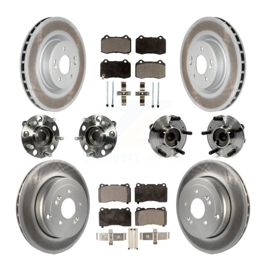 [Avant + Arrière] Kit d'ensemble roulement de roue et moyeu pour Hyundai Genesis Coupe KBB-111666