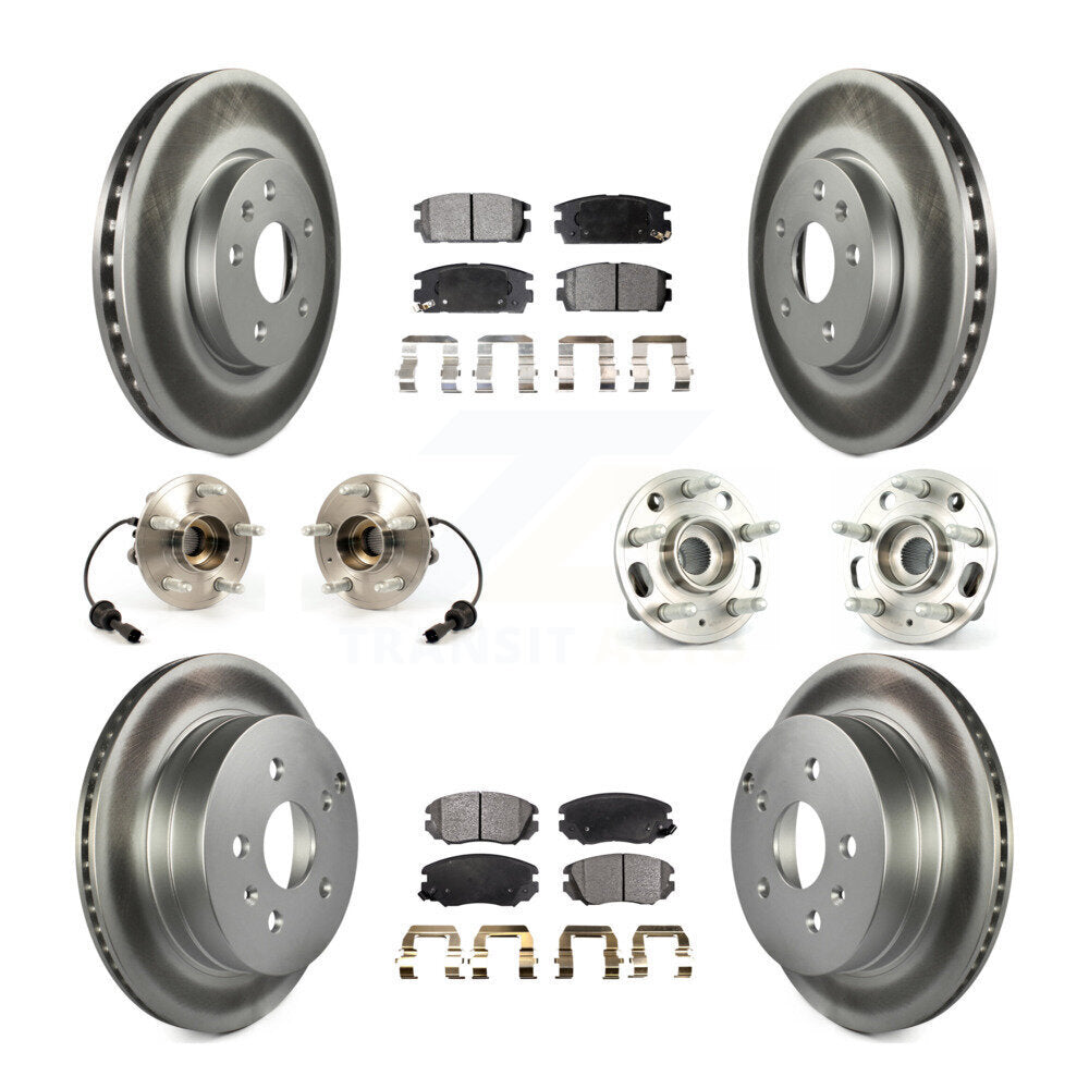 [Avant + Arrière] Kit d'ensemble roulement de roue et moyeu pour 2010-2017 Chevrolet Equinox GMC Terrain KBB-111677