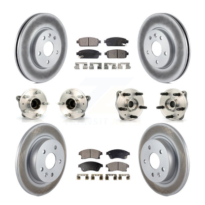 [Avant + Arrière] Kit d'ensemble roulement de roue et moyeu pour 2011-2012 Chevrolet Cruze KBB-111678