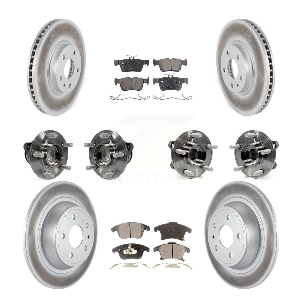 [Avant + Arrière] Kit d'ensemble roulement de roue et moyeu pour Ford Fusion Lincoln MKZ KBB-111679