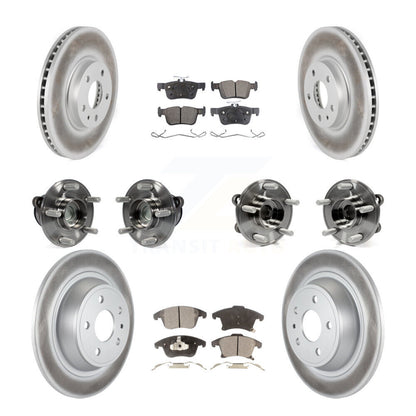 [Avant + Arrière] Kit d'ensemble roulement de roue et moyeu pour Ford Fusion Lincoln MKZ KBB-111679