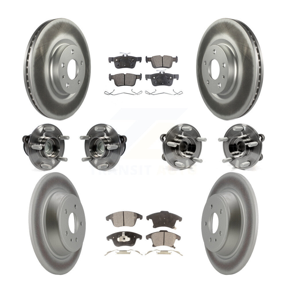 [Avant + Arrière] Kit d'ensemble roulement de roue et moyeu pour Ford Fusion Lincoln MKZ KBB-111680