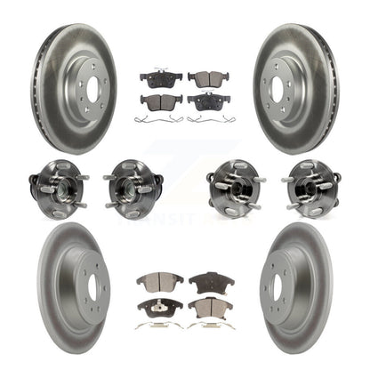 [Avant + Arrière] Kit d'ensemble roulement de roue et moyeu pour Ford Fusion Lincoln MKZ KBB-111680