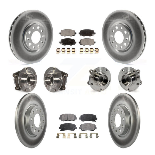 [Avant + Arrière] Kit d'ensemble roulement de roue et moyeu pour 2015-2017 Chrysler 200 AWD avec 305mm Diameter Rotor KBB-111683
