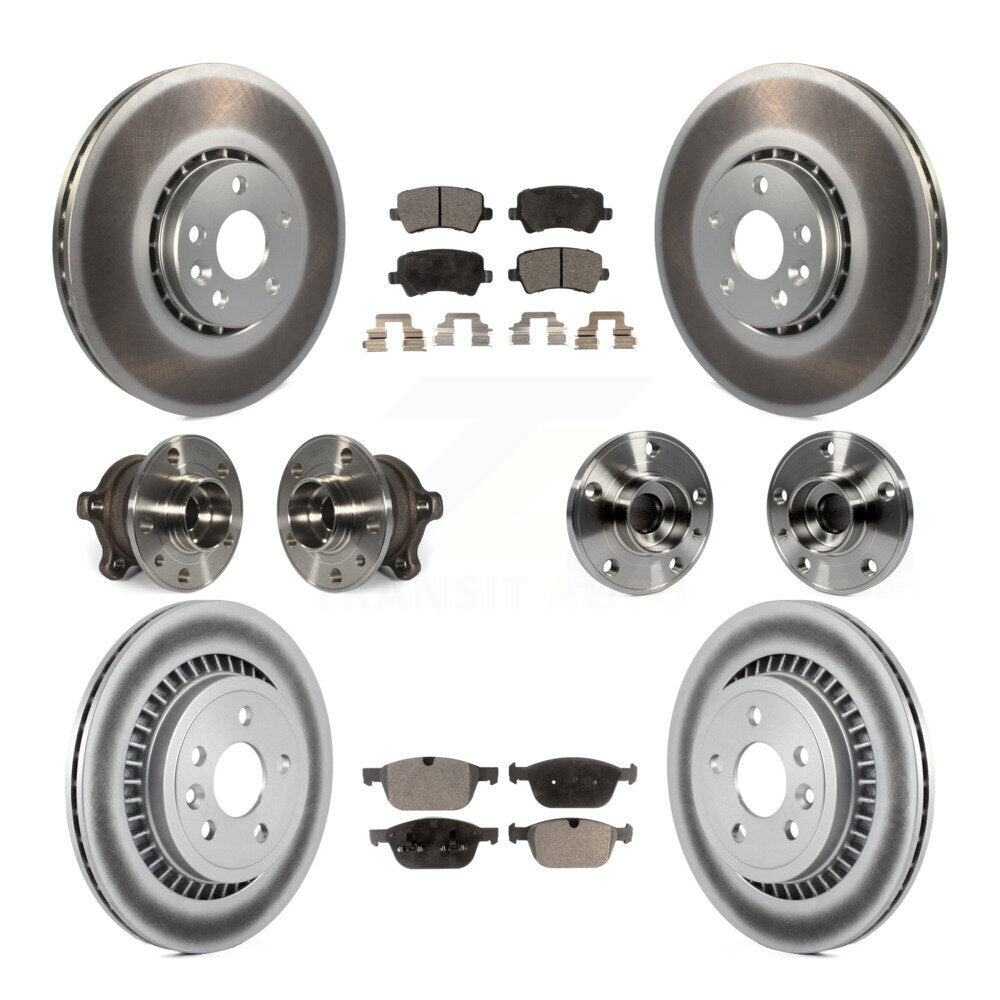 [Avant + Arrière] Kit d'ensemble roulement de roue et moyeu pour 2010-2015 Volvo XC60 AWD KBB-111691