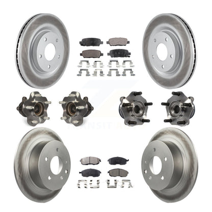 [Avant + Arrière] Kit d'ensemble roulement de roue et moyeu pour 2017-2019 Nissan Sentra Turbocharged KBB-111692
