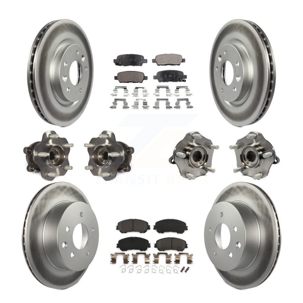 [Avant + Arrière] Kit d'ensemble roulement de roue et moyeu pour Nissan Rogue Sport Qashqai KBB-111699