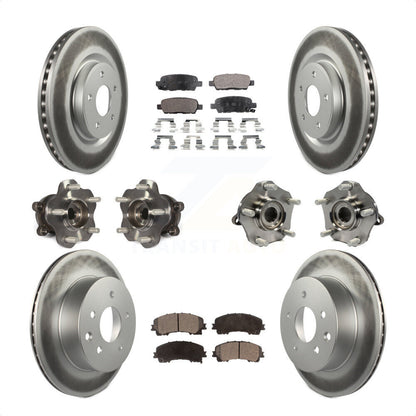 [Avant + Arrière] Kit d'ensemble roulement de roue et moyeu pour Nissan Rogue KBB-111700 par Transit Auto
