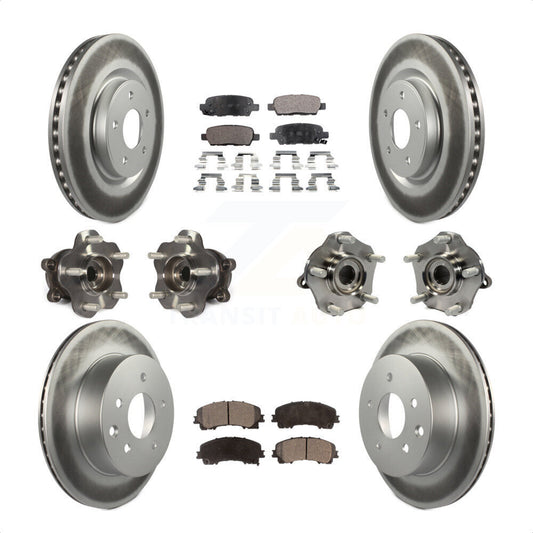 [Avant + Arrière] Kit d'ensemble roulement de roue et moyeu pour Nissan Rogue KBB-111700 par Transit Auto