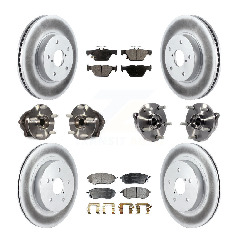 [Avant + Arrière] Kit d'ensemble roulement de roue et moyeu pour 2015 Subaru Legacy 2.5L KBB-111702