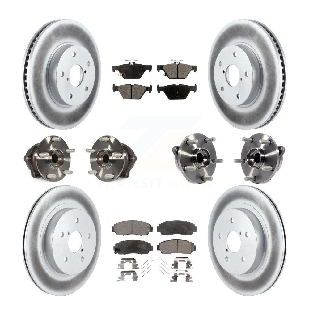 [Avant + Arrière] Kit d'ensemble roulement de roue et moyeu pour 2016-2019 Subaru Legacy 2.5L KBB-111703