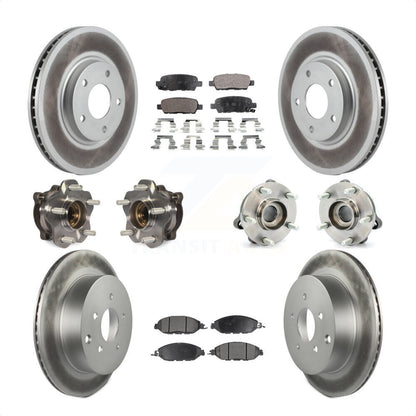[Avant + Arrière] Kit d'ensemble roulement de roue et moyeu pour 2016 Nissan Pathfinder 4WD From 11 15 KBB-111704