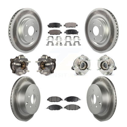 [Avant + Arrière] Kit d'ensemble roulement de roue et moyeu pour Nissan Pathfinder Murano INFINITI QX60 JX35 KBB-111705